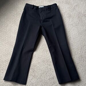 Frame Le Crop Mini Boot Black Cropped Trouser Pants
